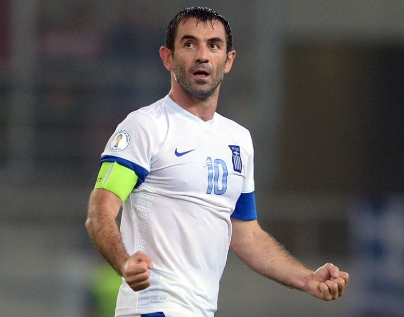 Giorgos Karagounis từng thi đấu tại Inter Milan, Benfica và Fulham